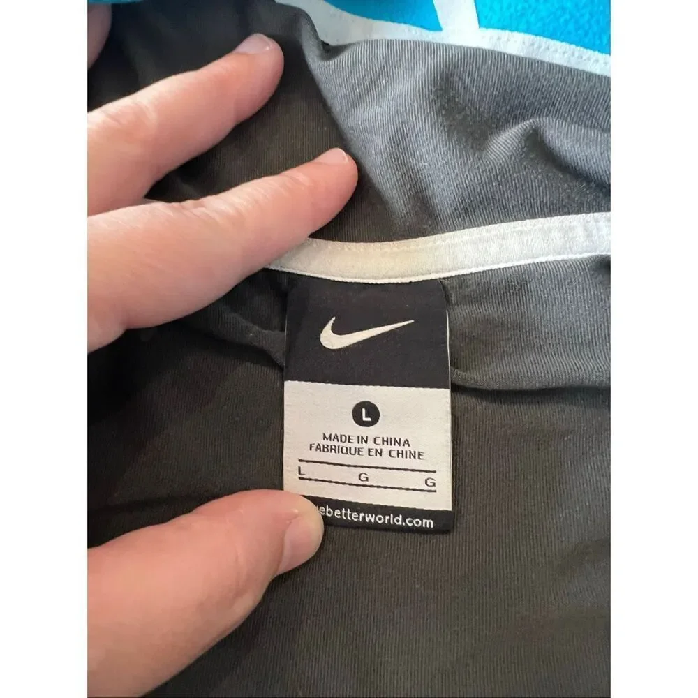 Youth Large Nike KD Blue and Gray Jacket